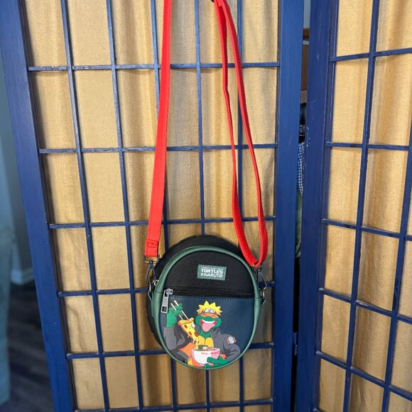 Teenage Mutant Ninja Turtles Γ Naruto Crossover Crossbody Bag RARE - Picture 5 of 7